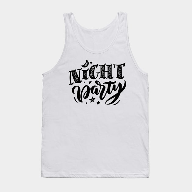 Night Party Tank Top by Kylie Paul